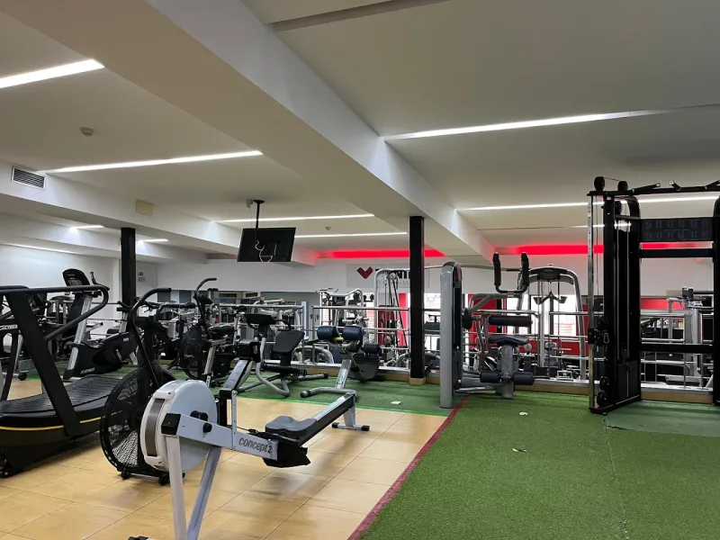 The training floor at Tonik Sacavém near Lisbon