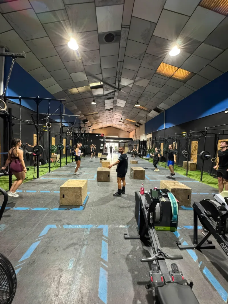 A class in progress at CrossFit CV Manises near Valencia
